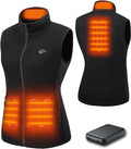 HEWINZE Fleece Heated Gilet for Women - Heat Vest with Battery 5V Heated Vest Hunting
