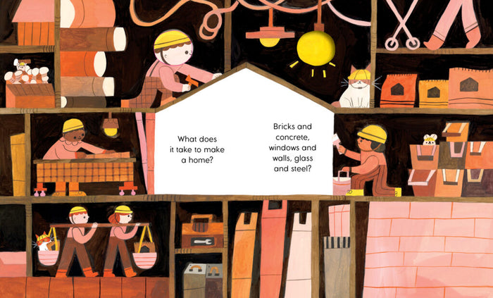 HOME IS A HUG — by Cindy Wume