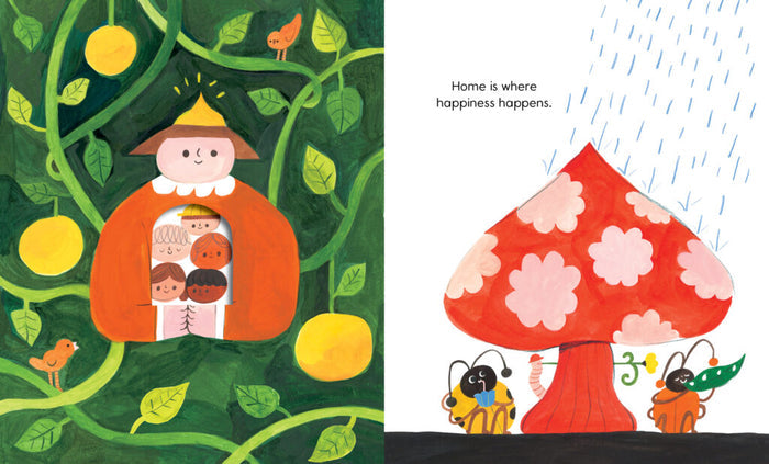 HOME IS A HUG — by Cindy Wume