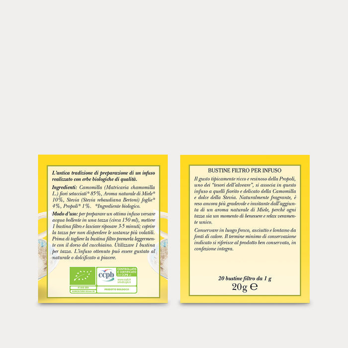 Infuso alla Camomilla e Propoli