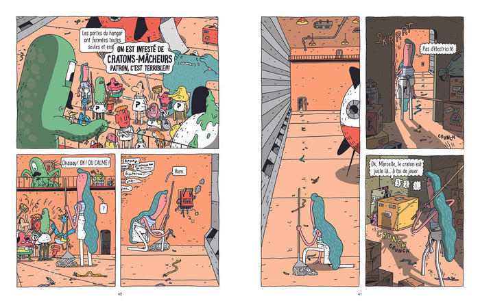LE FACTEUR DE L'ESPACE TOME 4, Panique à La Poste! — by Guillaume Perreault