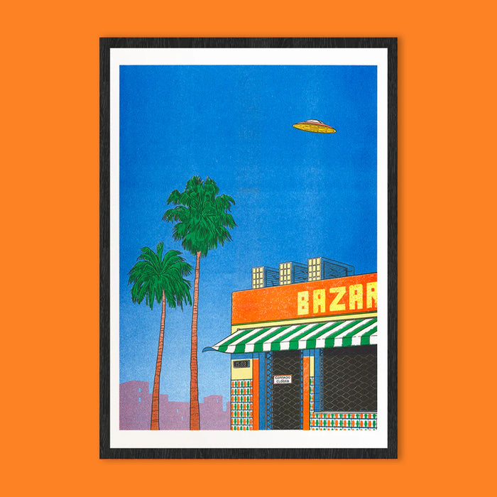 L’ESPAGNE À 15H, 29,7 x 42 cm  — by Simon Bailly
