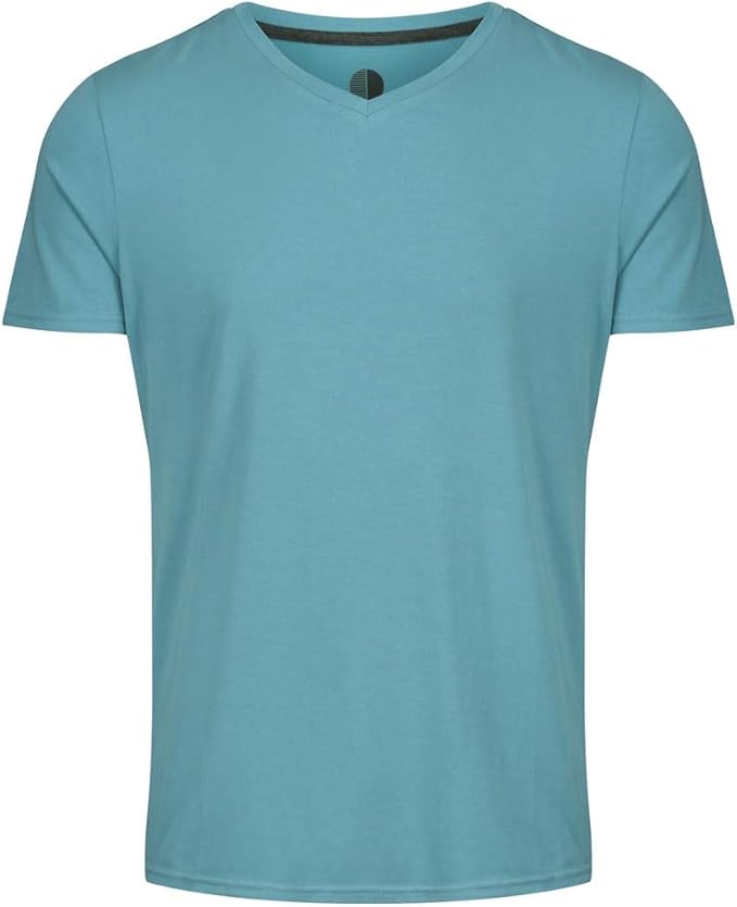 Light & Shade Men's Top and Short Bottoms Pyjama Set Blue, S