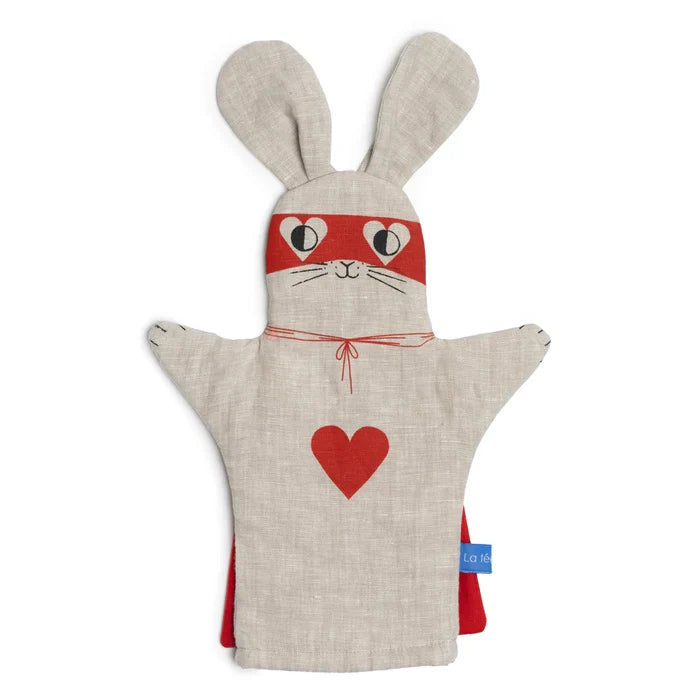 LOVE SUPERHERO PUPPET — by La fée raille