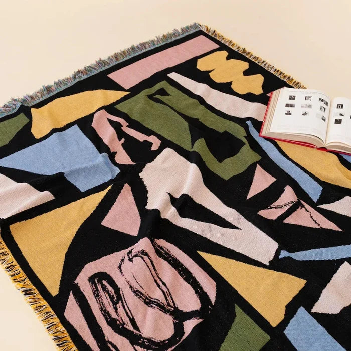 MARIBOU THROW, Woven Blanket — by Slowdown Studio & Jake Hollings