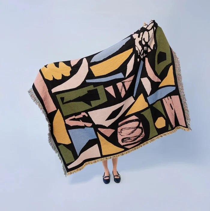 MARIBOU THROW, Woven Blanket — by Slowdown Studio & Jake Hollings