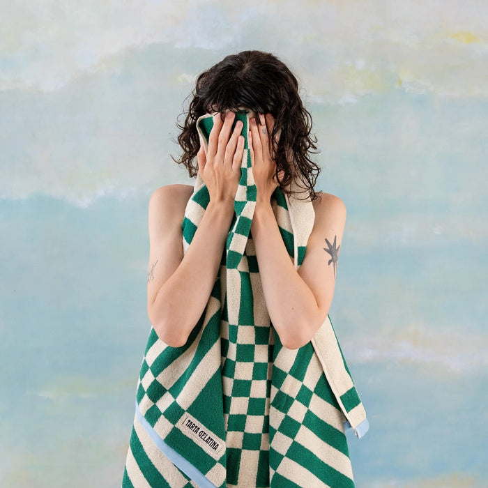 Marina Towel - Green (Multiple sizes) — by Tarta Gelatina