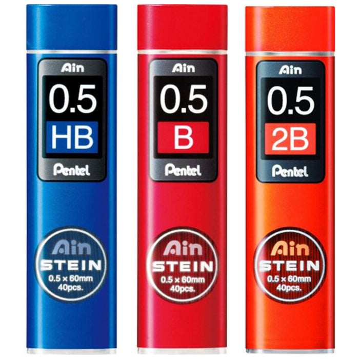 MECHANICAL PENCIL REFILL AIN STEIN LEAD 0.5 mm — by Pentel