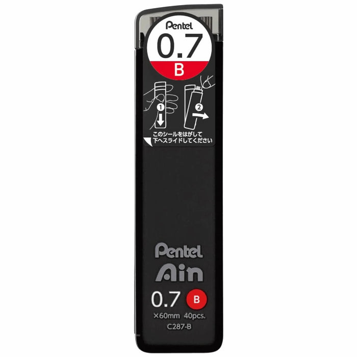 MECHANICAL PENCIL REFILL PENTEL AIN STEIN LEAD  0.7 mm — by Pentel