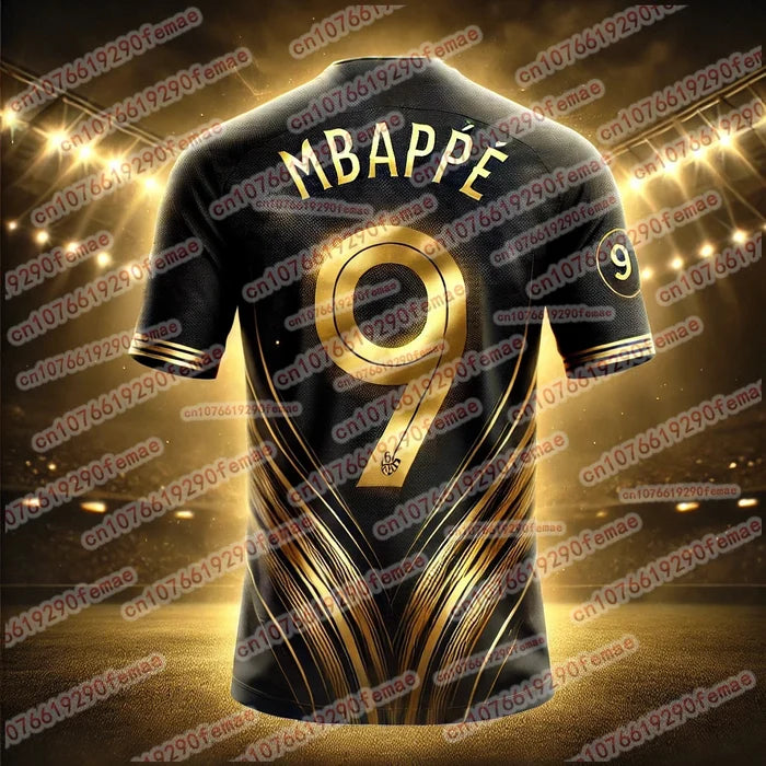 Men’s Mbappé Fan Jersey – Quick-Dry Printed Sports Training T-Shirt
