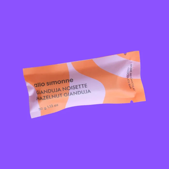 MINI BAR HAZELNUT GIANDUJA — by Allo Simonne