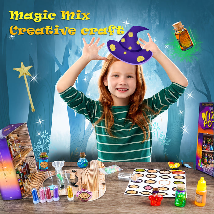 Mini Wizard Potions Kit – DIY Fairy Magic Craft Set for Kids & Girls