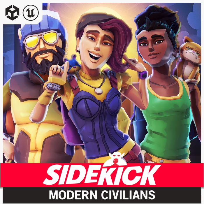 Modern Civilians - Sidekick Modular Characters