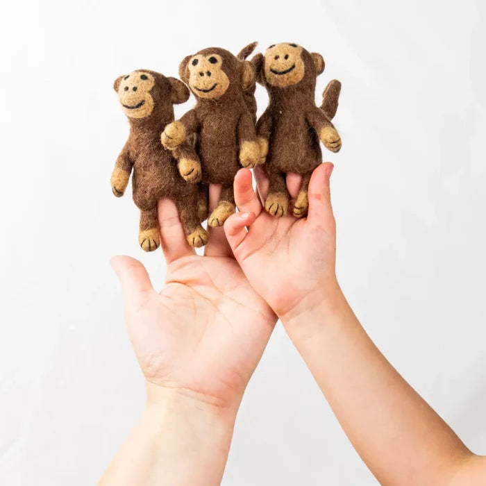 MONKEY - FINGER PUPPET — by The Winding Road