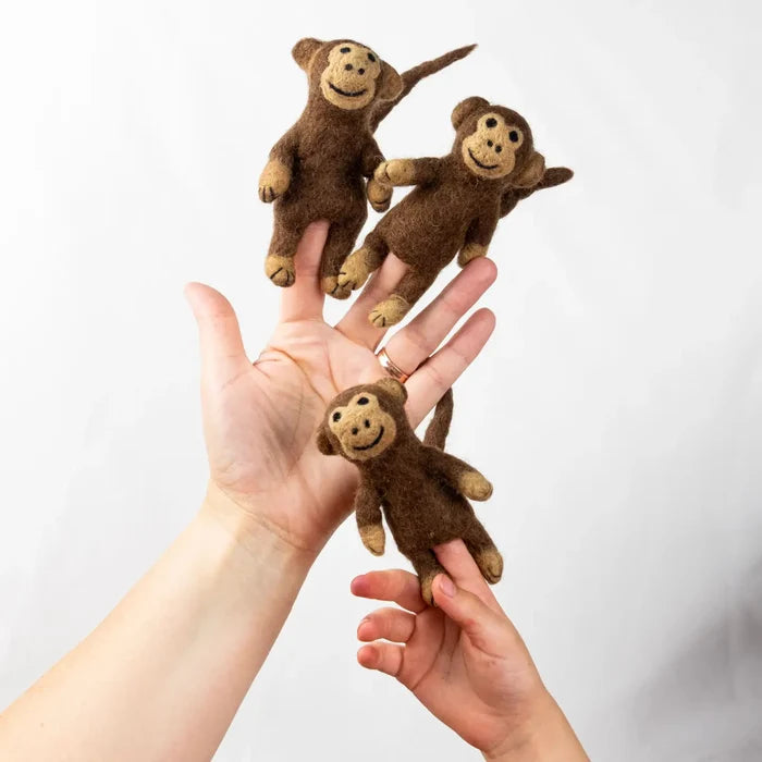 MONKEY - FINGER PUPPET — by The Winding Road