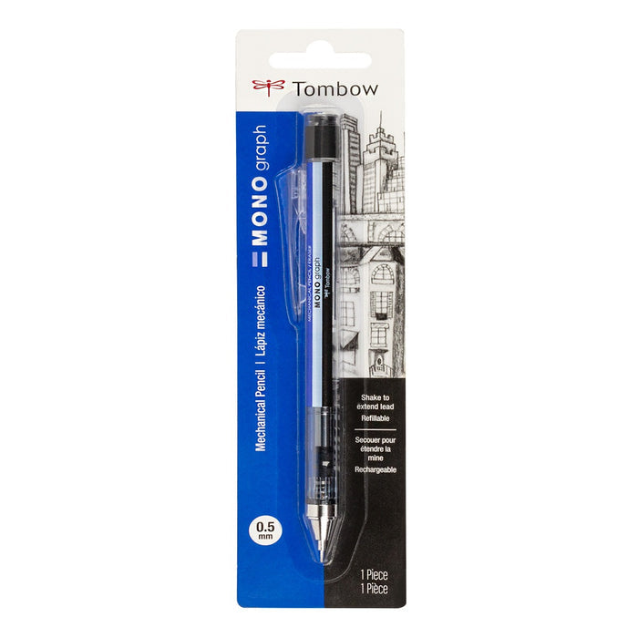 MONO GRAPH MECHANICAL PENCIL/ERASER 0.5mm — by Tombow