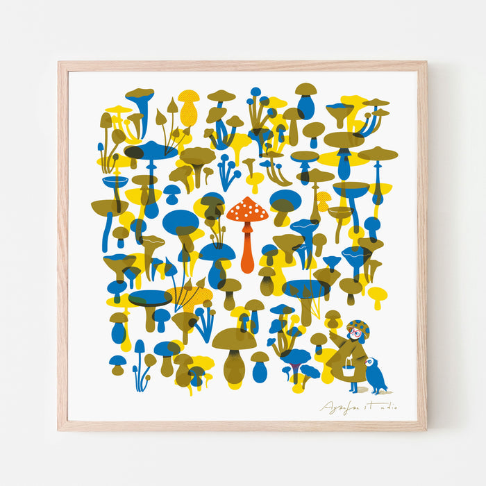 MUSHROOMS (Multiple sizes) — by Agrafka studio