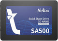 Netac 512GB SA500 SSD, 2.5", SATA3, 3D QLC NAND, R/W 520/450 MB/s, 7mm