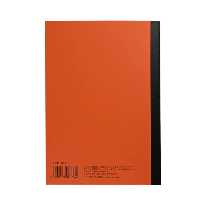 NOBLE NOTEBOOK, A5 GRID - Red — by LIFE