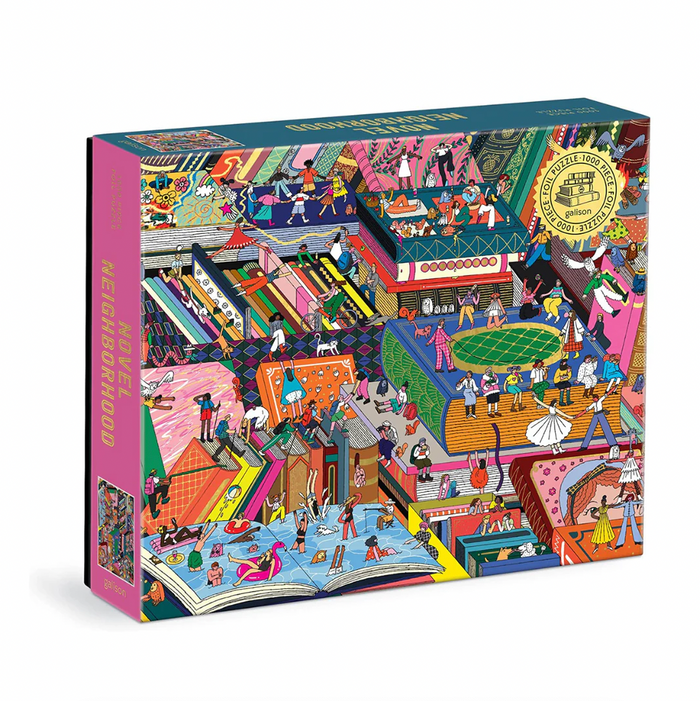NOVEL NEIGHBORHOOD 1000 PIECE FOIL PUZZLE — by Hye Jin Chung