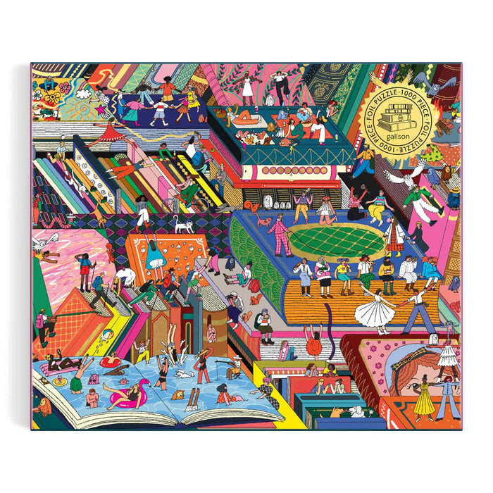 NOVEL NEIGHBORHOOD 1000 PIECE FOIL PUZZLE — by Hye Jin Chung