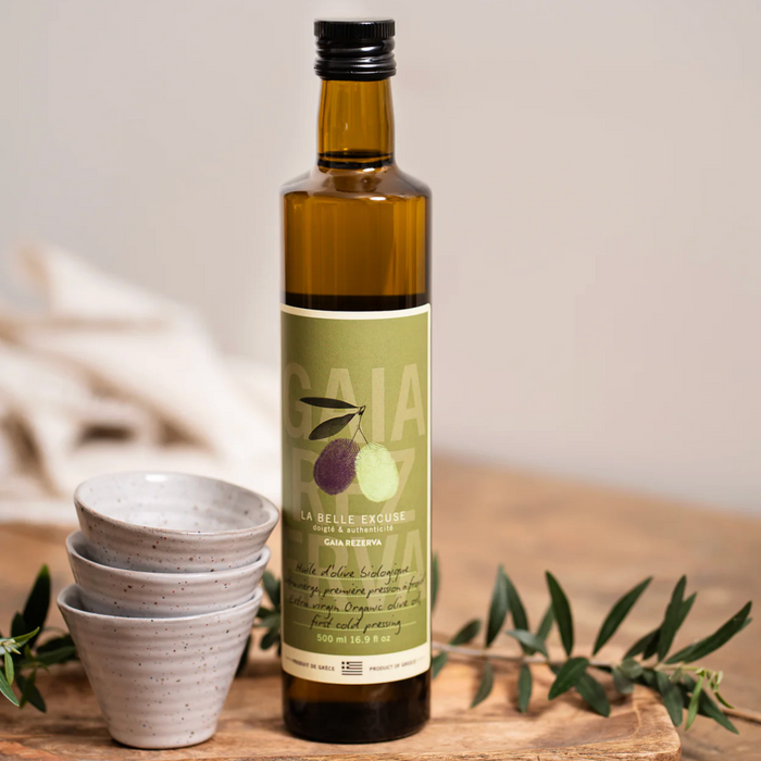 Organic Extra Virgin Olive Oil - Gaïa Rezerva, 500 ml — by La Belle Excuse
