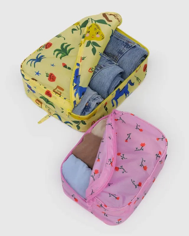 PACKING CUBE “PAINTED PRAIRIE“ — by Baggu