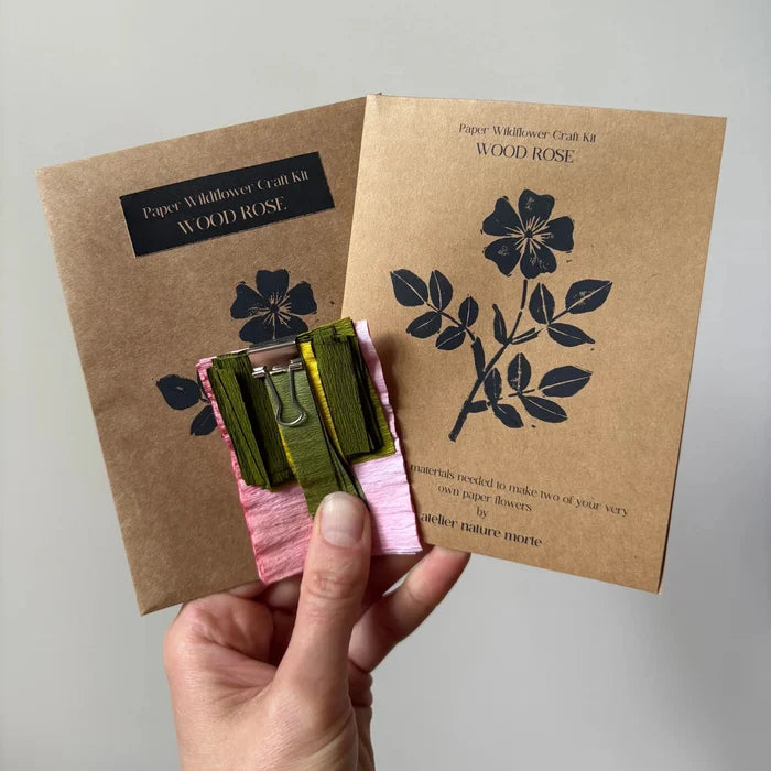 PAPER FLOWER, CRAFT KIT - Wood Rose — by Atelier Nature Morte