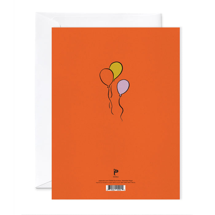 PARTY TIME XL – Giant Greeting Card
