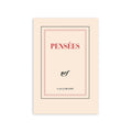 "PENSÉES" NOTEBOOK — by Gallimard