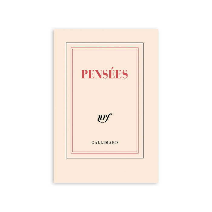 "PENSÉES" NOTEBOOK — by Gallimard