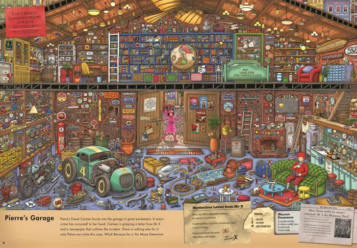 PIERRE THE MAZE DETECTIVE: The Search for the Stolen Maze Stone — by Hiro Kamigaki and IC4DESIGN