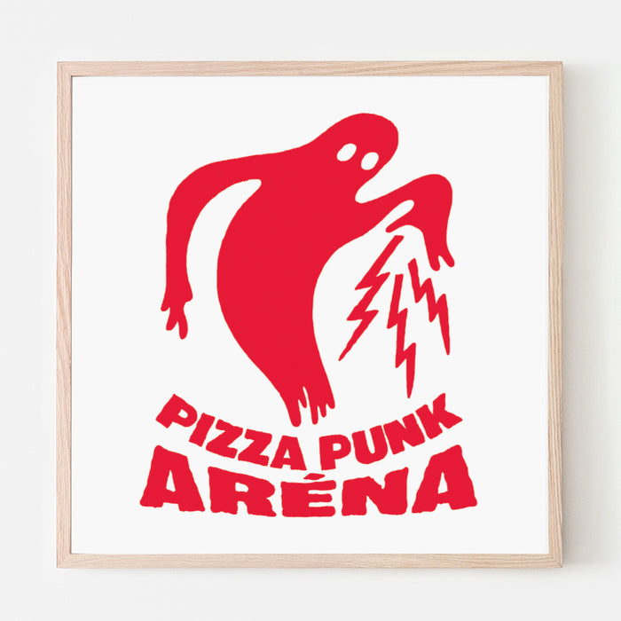PIZZA PUNK ARENA “Fantôme” - 12.5" x 12.5" — by Benoit Tardif