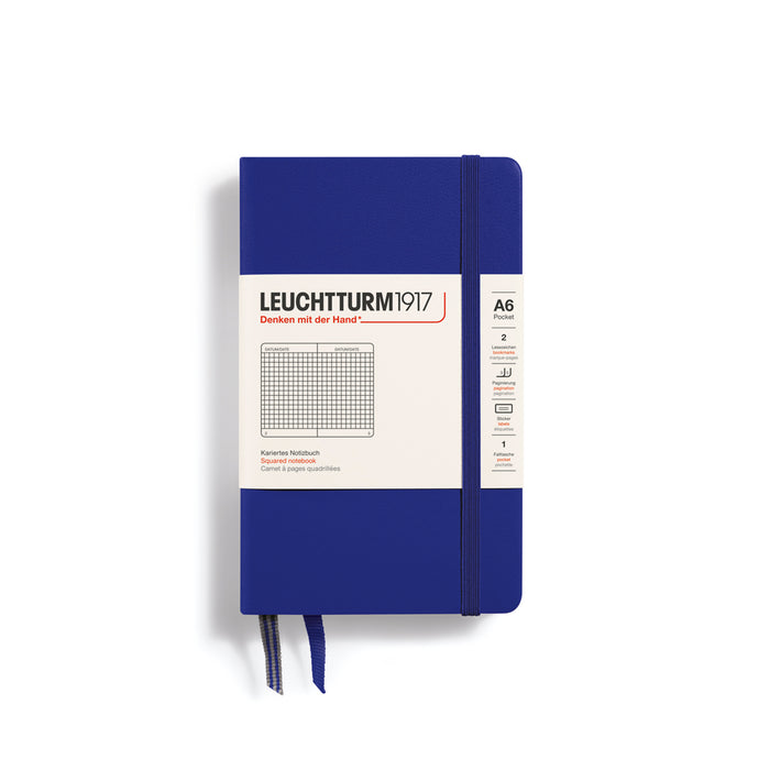 POCKET NOTEBOOK (A6) HARDCOVER, INK (Multiple Styles) — by Leuchtturm1917