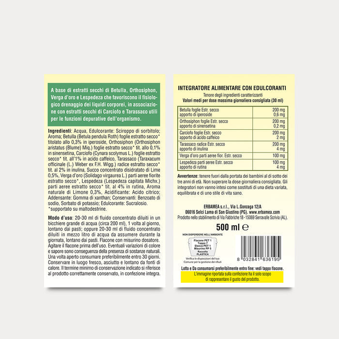 Puradren Fluido Concentrato gusto Lemon Lime
