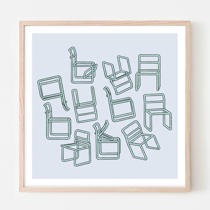 RAZZLE DAZZLE - 20" x 20" — by Jeraume