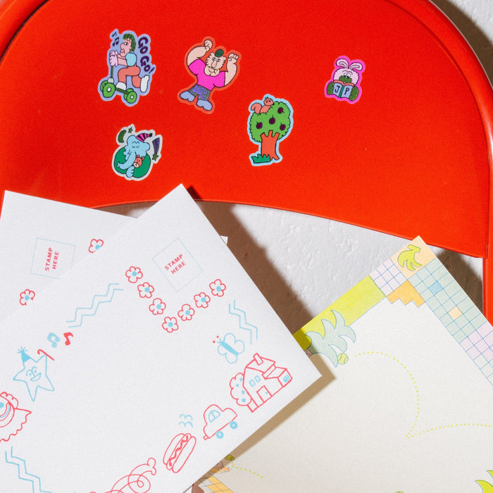 RISOGRAPH STATIONERY SET — by Erika Horiuchi