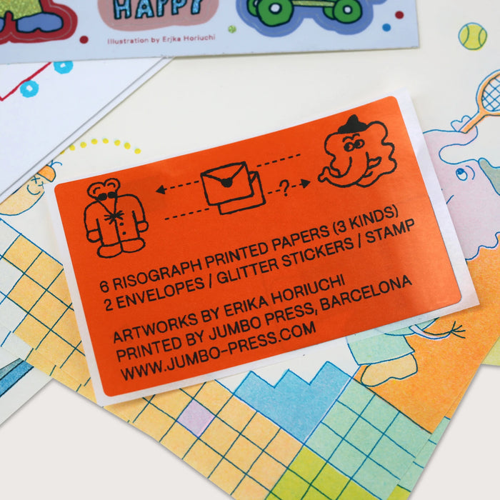 RISOGRAPH STATIONERY SET — by Erika Horiuchi