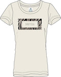 Russell Athletic Women's Animal Square-s/S Crewneck Tee Shirt T, Soya, M