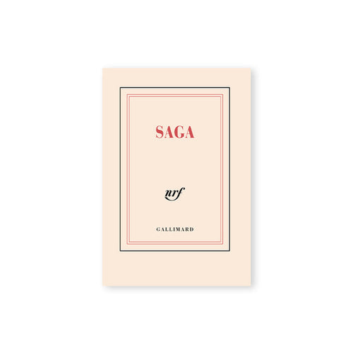 "SAGA" NOTEBOOK — by Gallimard