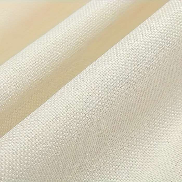 Set of 4 Luxury Christmas Linen Placemats – Red & Gold Holiday Table Mats