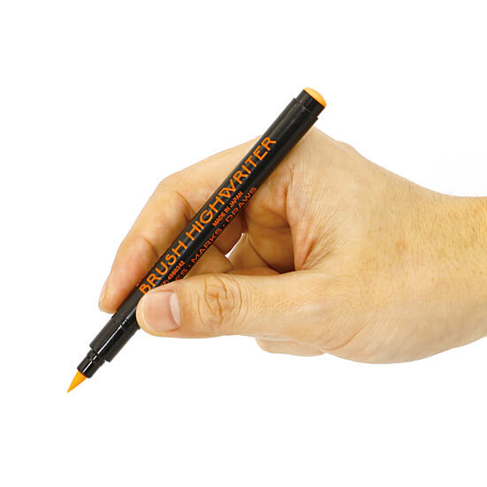 SET OF 5 HIGHLIGHTER BRUSH PEN — by Penco