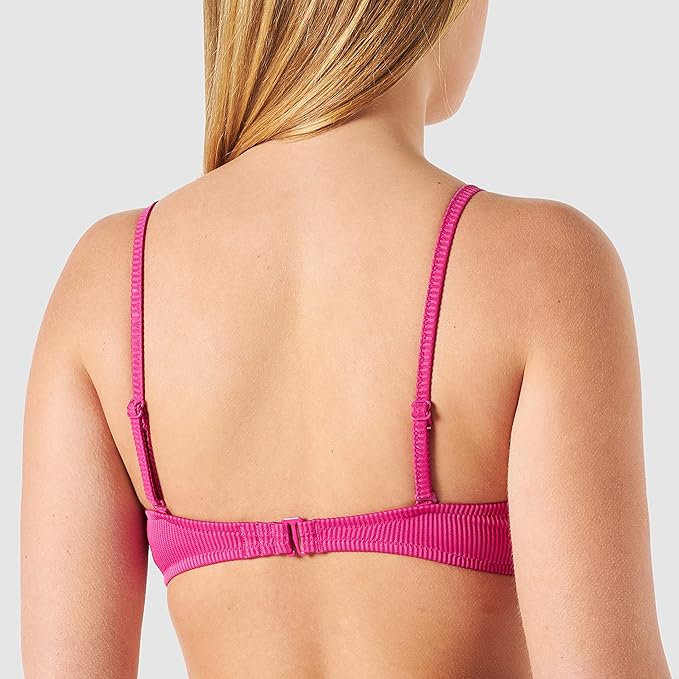 Sloggi Shore Women's Dottyback Bikini Top, Fuchsia Flower, M+ UK