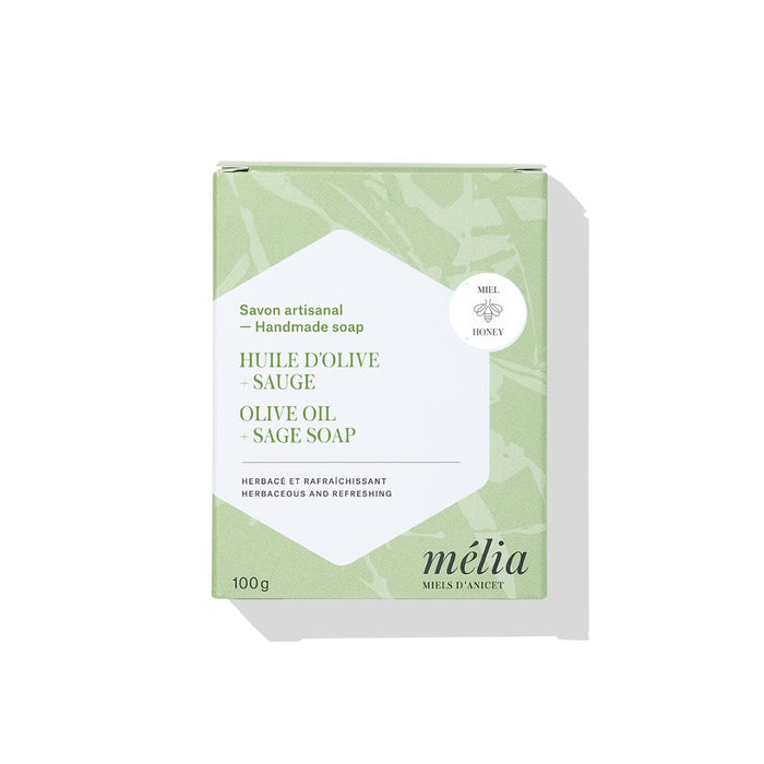 SOAP OLIVE OIL + SAGE — by Mélia