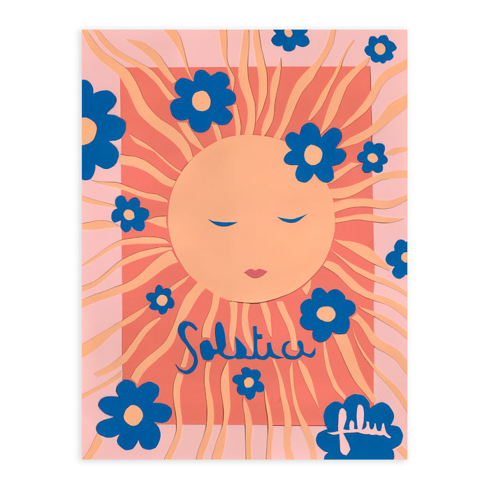 SOLSTICE (Original Collage) 11" x 14" — by Isabelle Feliu