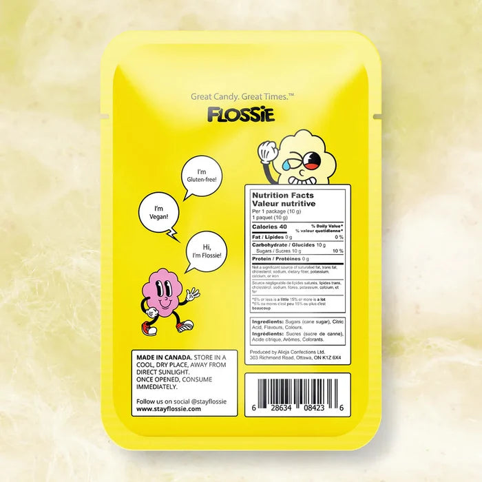 SOUR LEMON COTTON CANDY — by Flossie