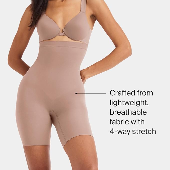 Spanx Womens Higher Power Short, Coffee With Milk, S UK