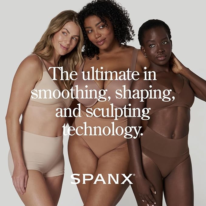 Spanx Womens Higher Power Short, Coffee With Milk, S UK
