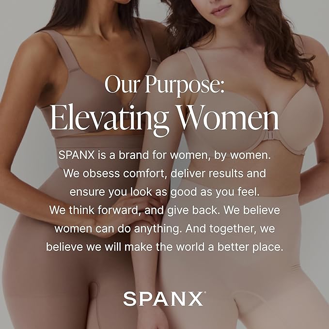 SPANX Women's Power High-Waisted Shorty Thigh Shapewear