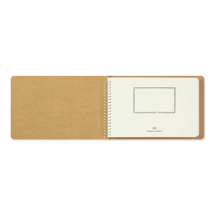SPIRAL RING NOTEBOOK B6, MD White — by Traveler's Company